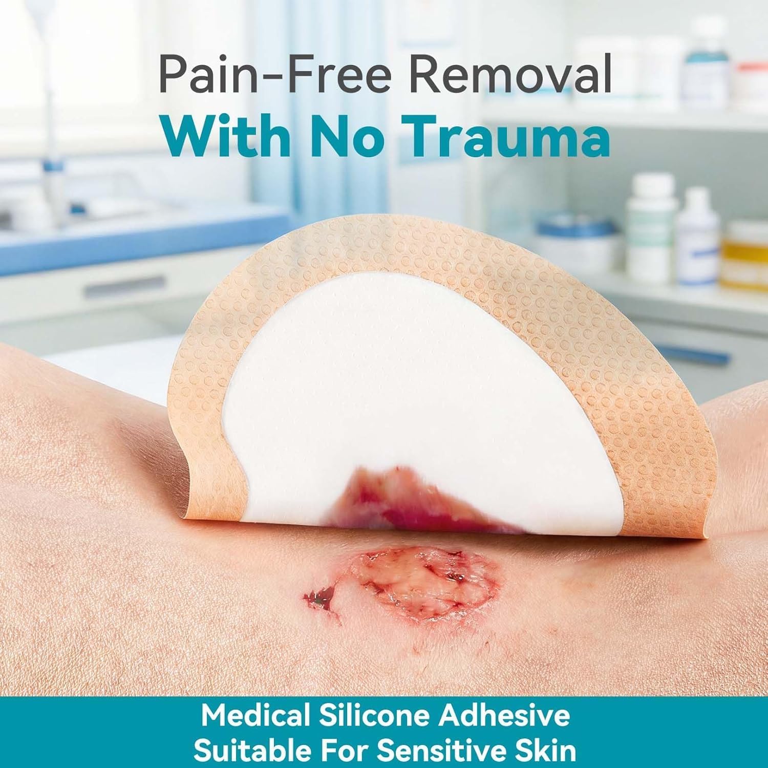Thumbnail 4 de Dimora Foam Sacral Wound Dressing 7 x 7 in