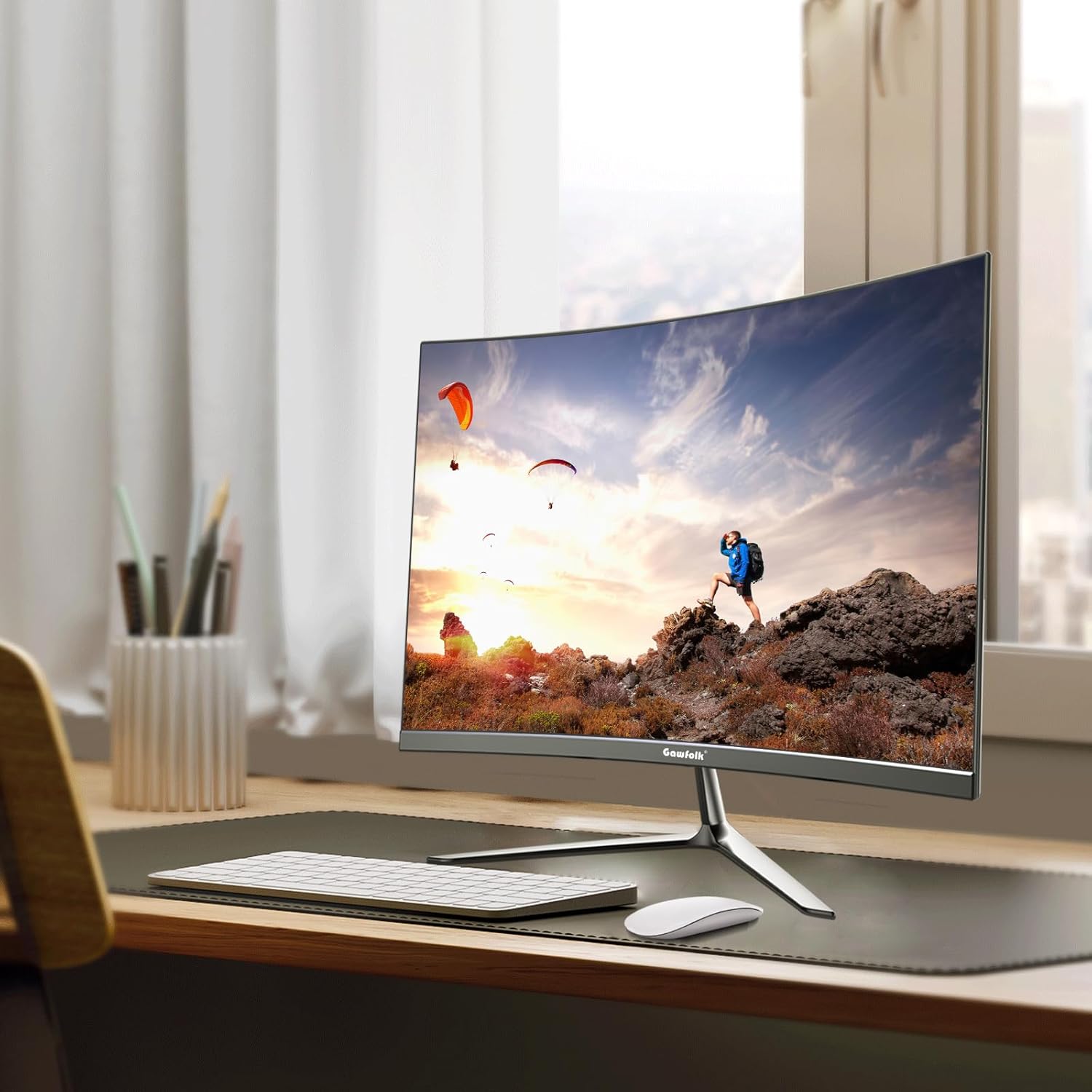 Thumbnail 6 de Gawfolk 24.5-inch curved 3000R gaming monitor with 120Hz & built-in speakers (VA, FHD, 1ms)