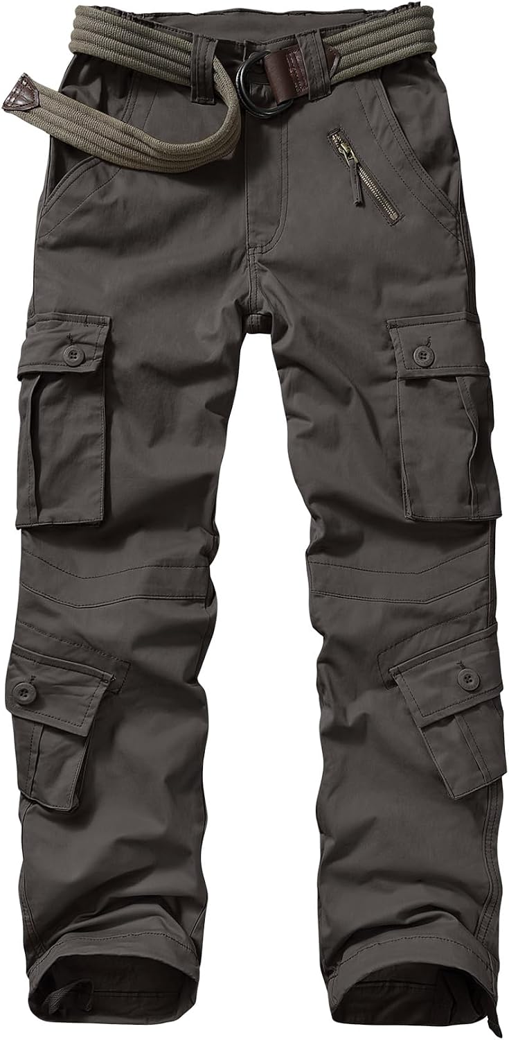 Detalle de Jessie Kidden Men’s Combat Camo Cargo Trousers (#7533) – Ripstop tactical work pants