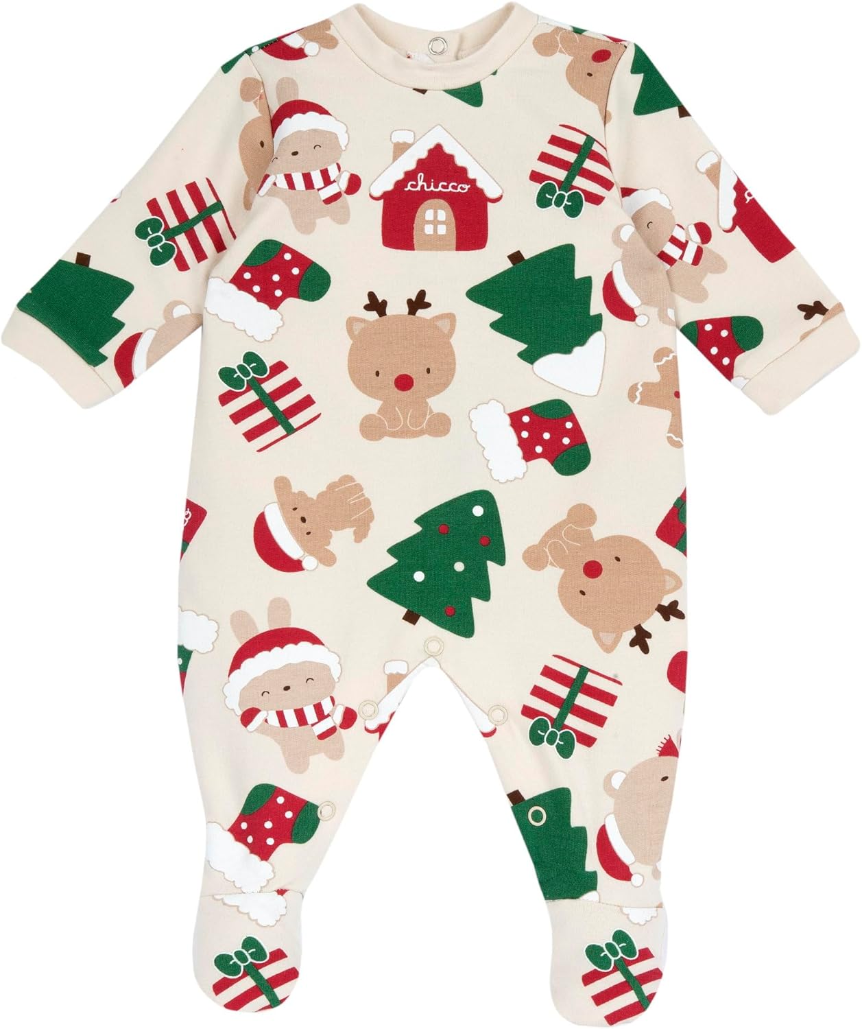 Thumbnail 5 de Chicco Weihnachtsstrampler für Jungen und Mädchen – 0–24 Monate, weicher Stoff, OEKO-TEX