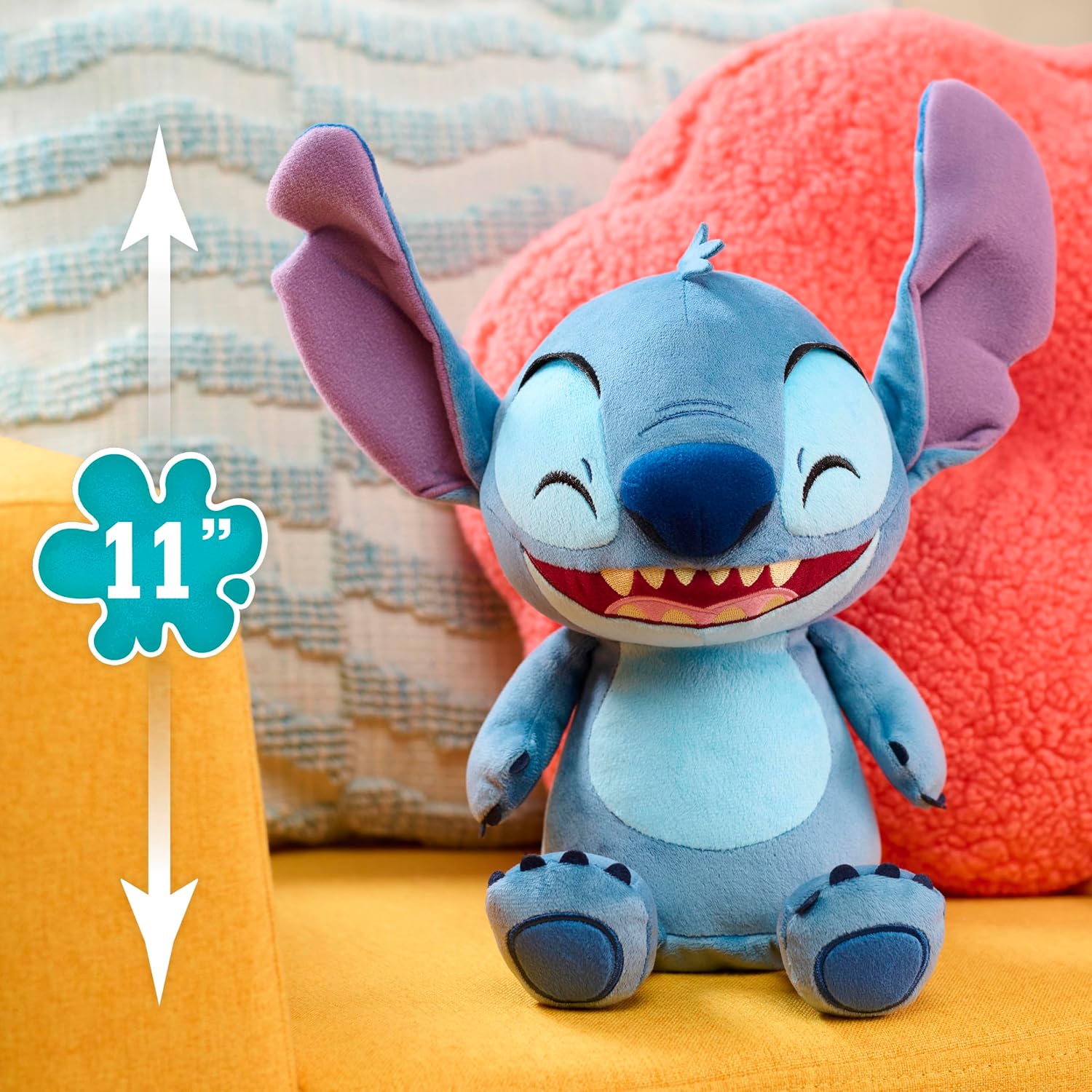 Detalle 2 de Just Play Stitch Crack Me Up Plüsch 28 cm