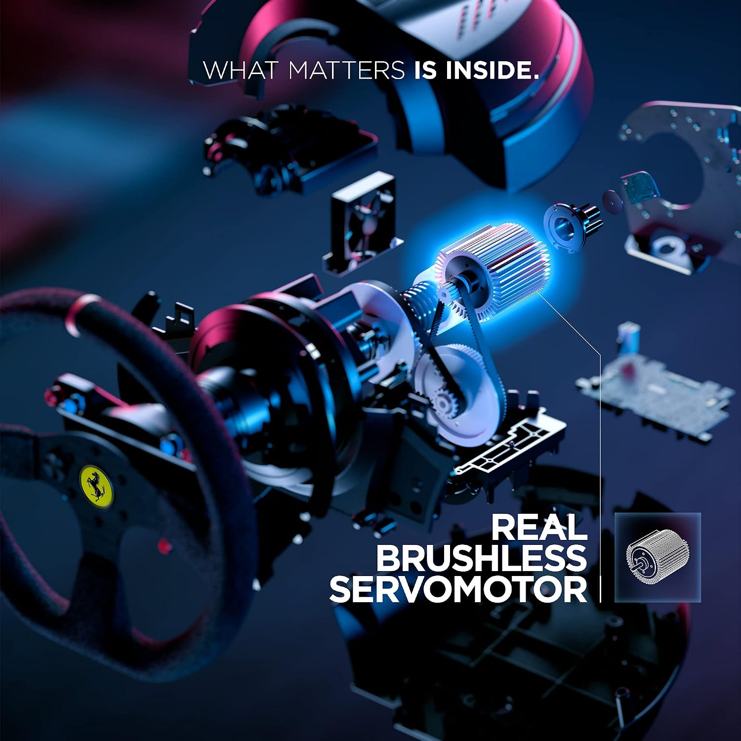 Thumbnail 6 de Thrustmaster T300 Integral Alcantara Ferrari 599XX Evo wheel & T3PA 3-pedal set (PC, PS4, PS5)