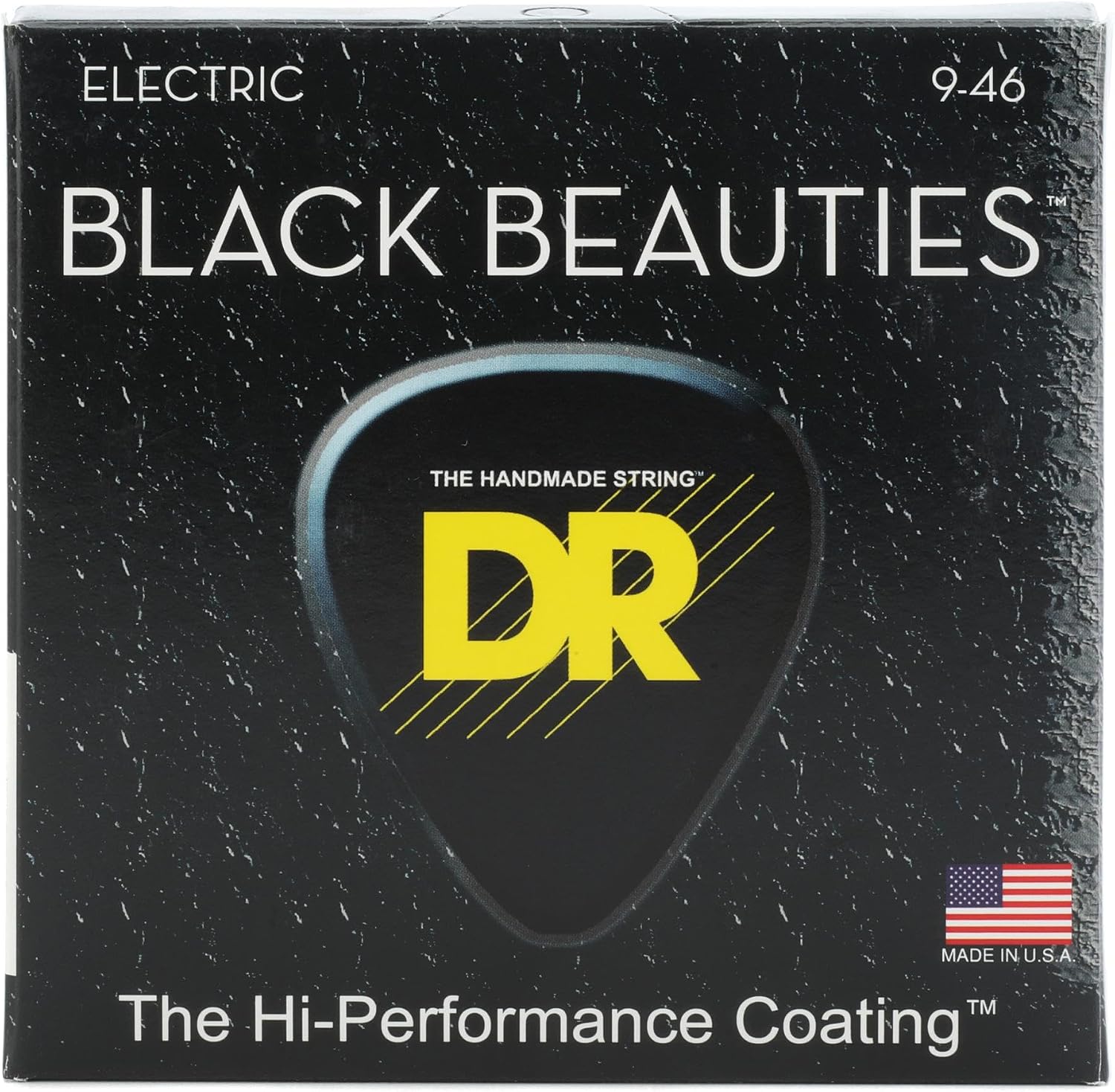 Thumbnail 4 de DR Strings Black Beauties – Jeu de cordes pour guitare électrique (Medium, 10-13-17-26-36-46)