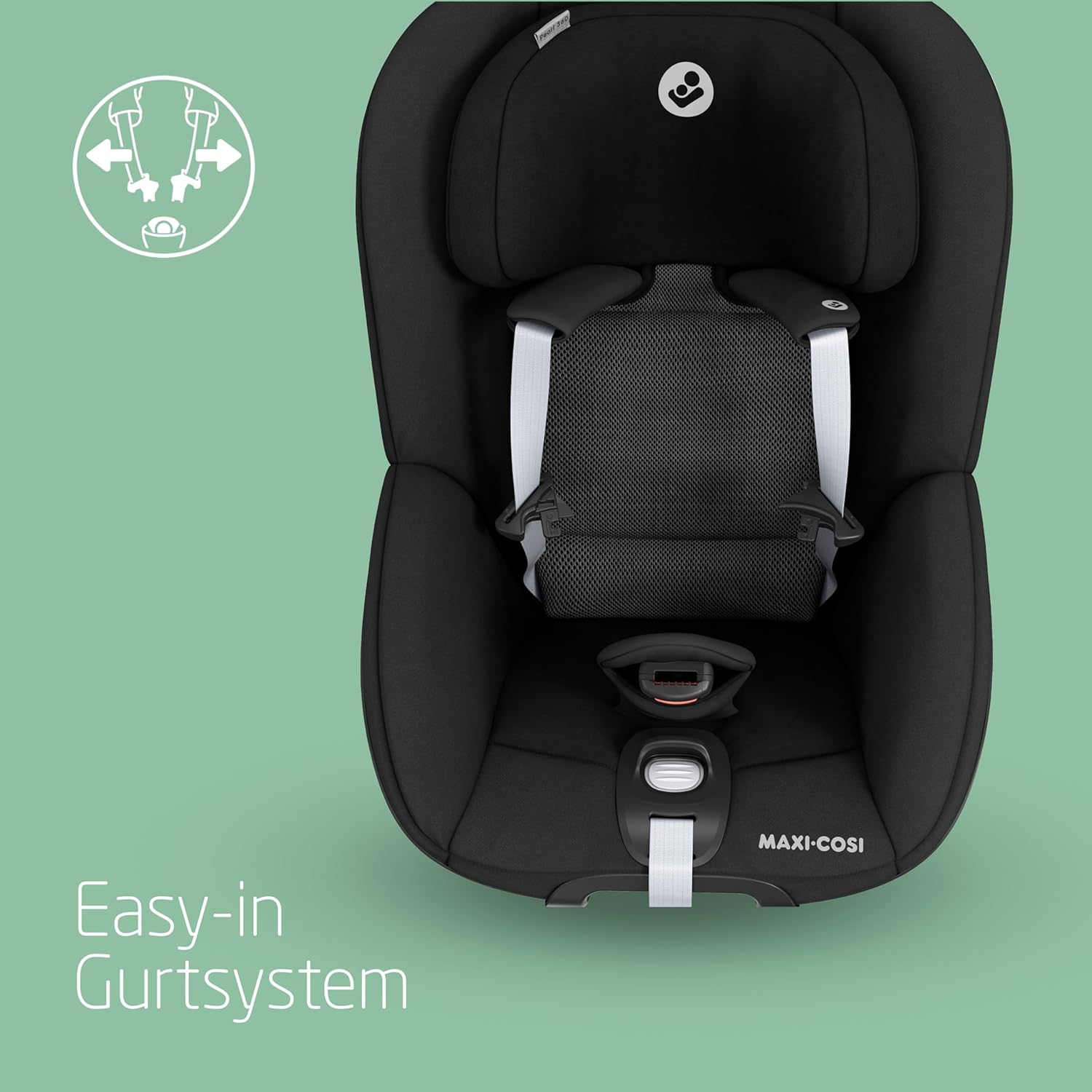 Detalle de Maxi-Cosi Pearl 360 i-Size Kindersitz (Authentic Black)