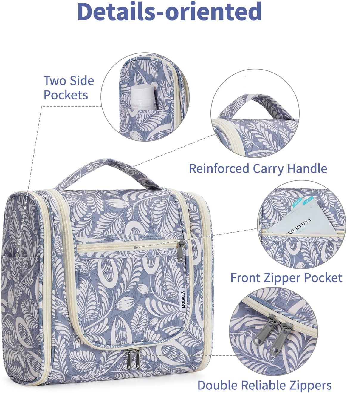 Thumbnail 3 de Narwey Travel Hanging Toiletry Bag Large
