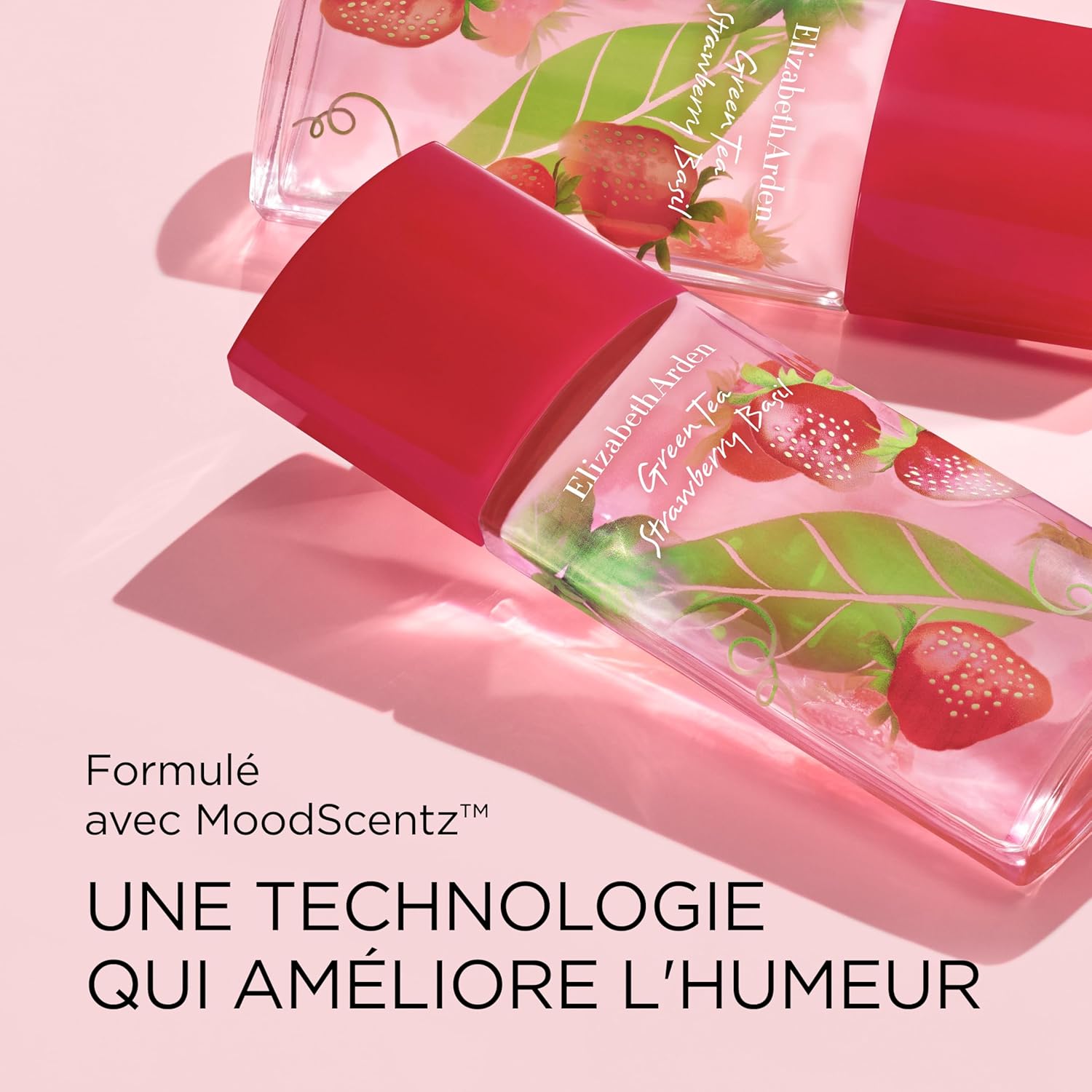 Detalle de Elizabeth Arden Parfum Femme Green Tea Strawberry Basil – Eau de Toilette fraîche et fruitée