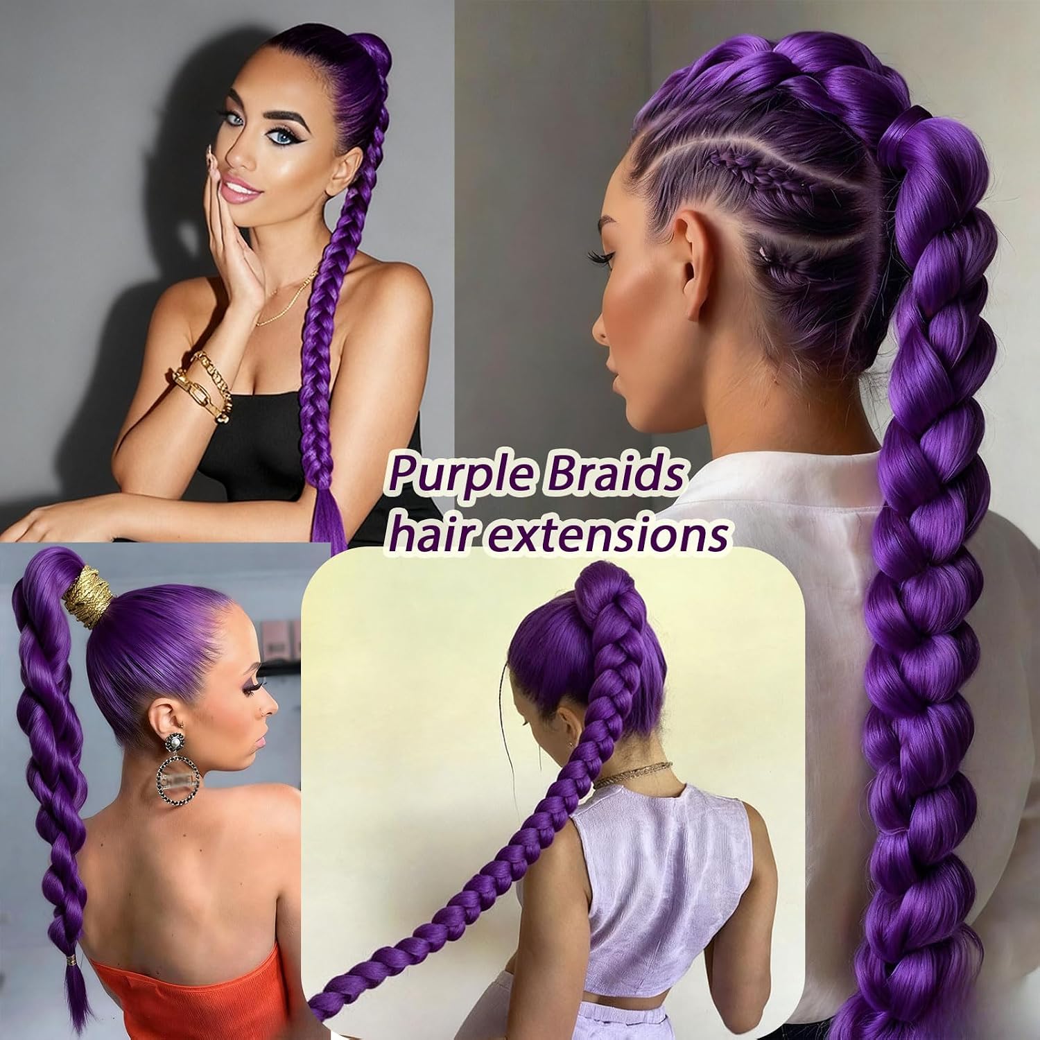 Detalle 2 de Braiding Hair Extensions, 28-Inch