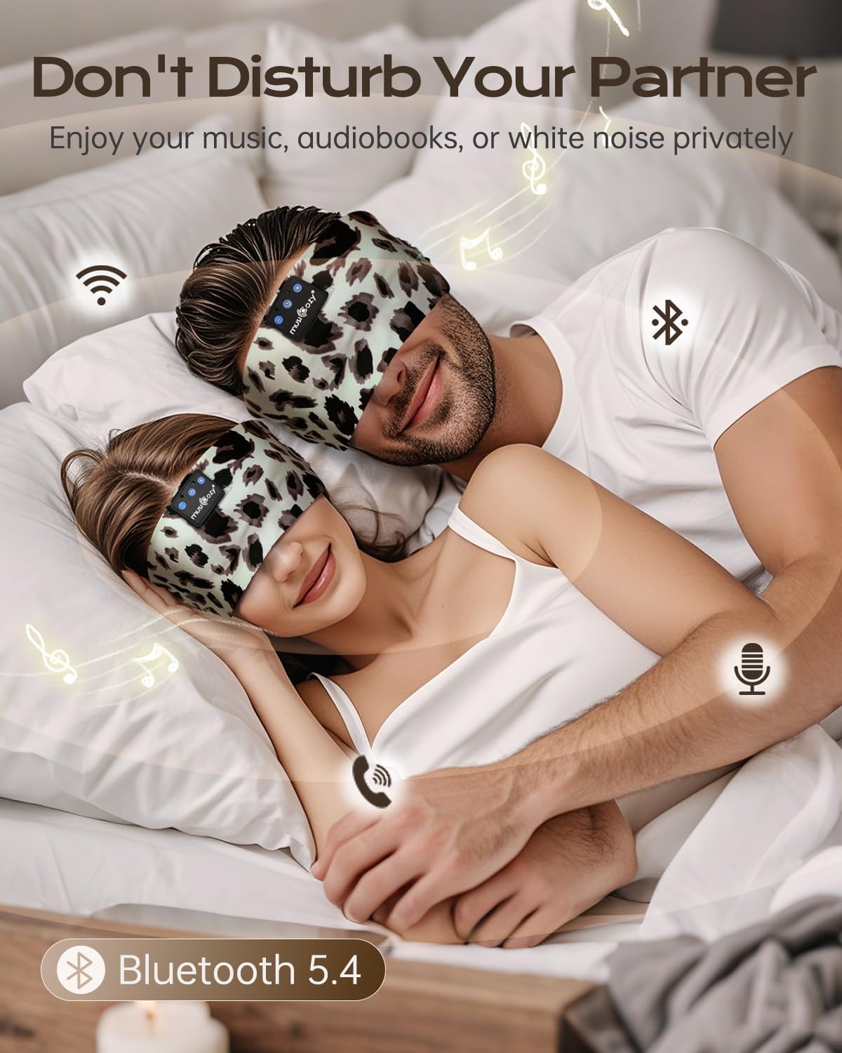 Thumbnail 5 de MUSICOZY Sleep Headphones: Comfortable Headband Bluetooth Sleep Aids for Side Sleepers