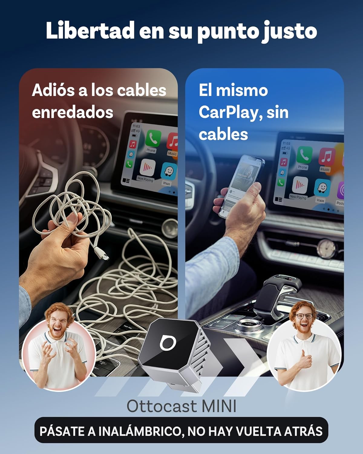Thumbnail 6 de OTTOCAST Mini Cube 2026 CarPlay Inalámbrico