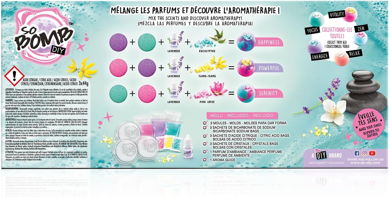Detalle 2 de Canal Toys So Bomb kit per creare 3 bombe da bagno effervescenti (6 anni+)
