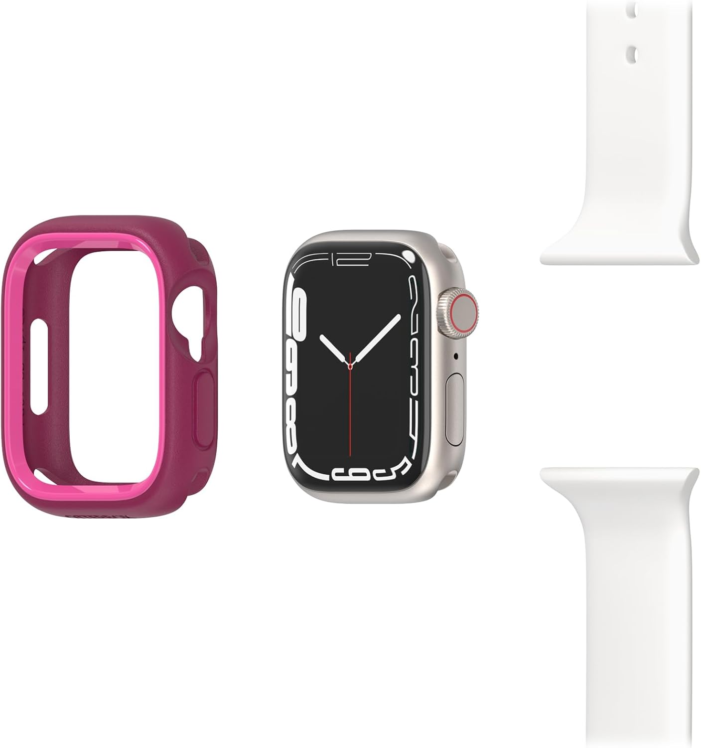 Detalle 2 de Otterbox Bumper Rosa para Apple Watch Series 9/8/7 💖