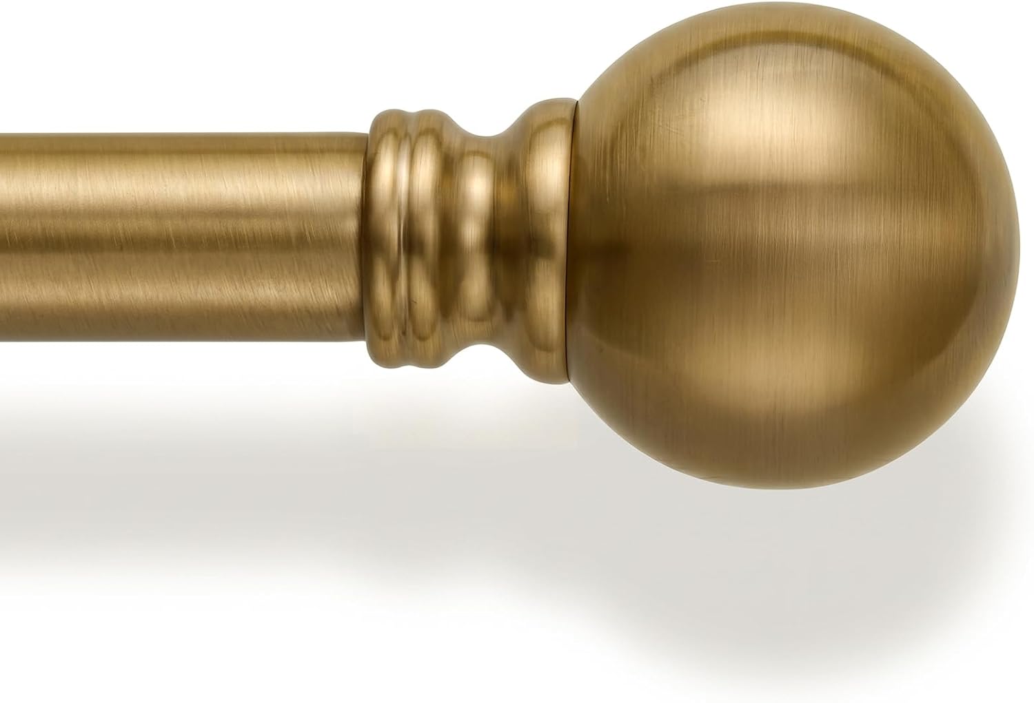 Detalle de Immiehh-144-GCR1 Adjustable Curtain Rod, Warm Gold Iron, 1-Inch Diameter