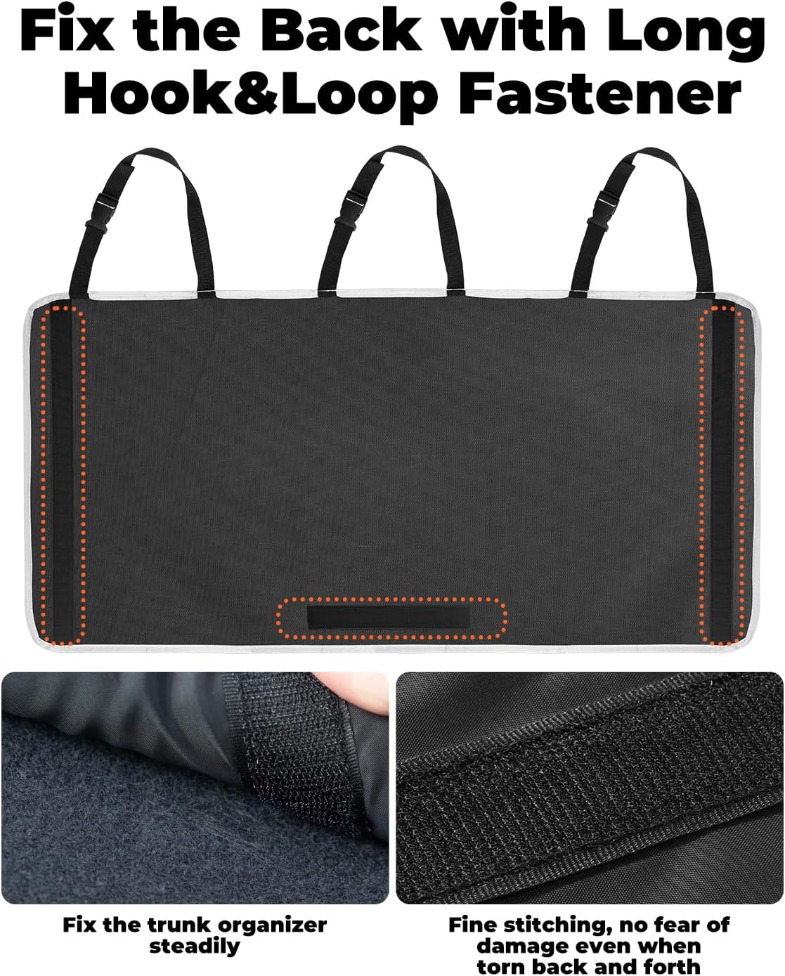 Thumbnail 4 de Oasser Car Boot Organiser 12L hanging storage