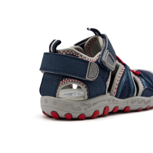 Detalle de GIOSEPPO MAZATLAN - Sandalias deportivas para niños y niñas, cierre de velcro al tobillo (Marino), 26 EU