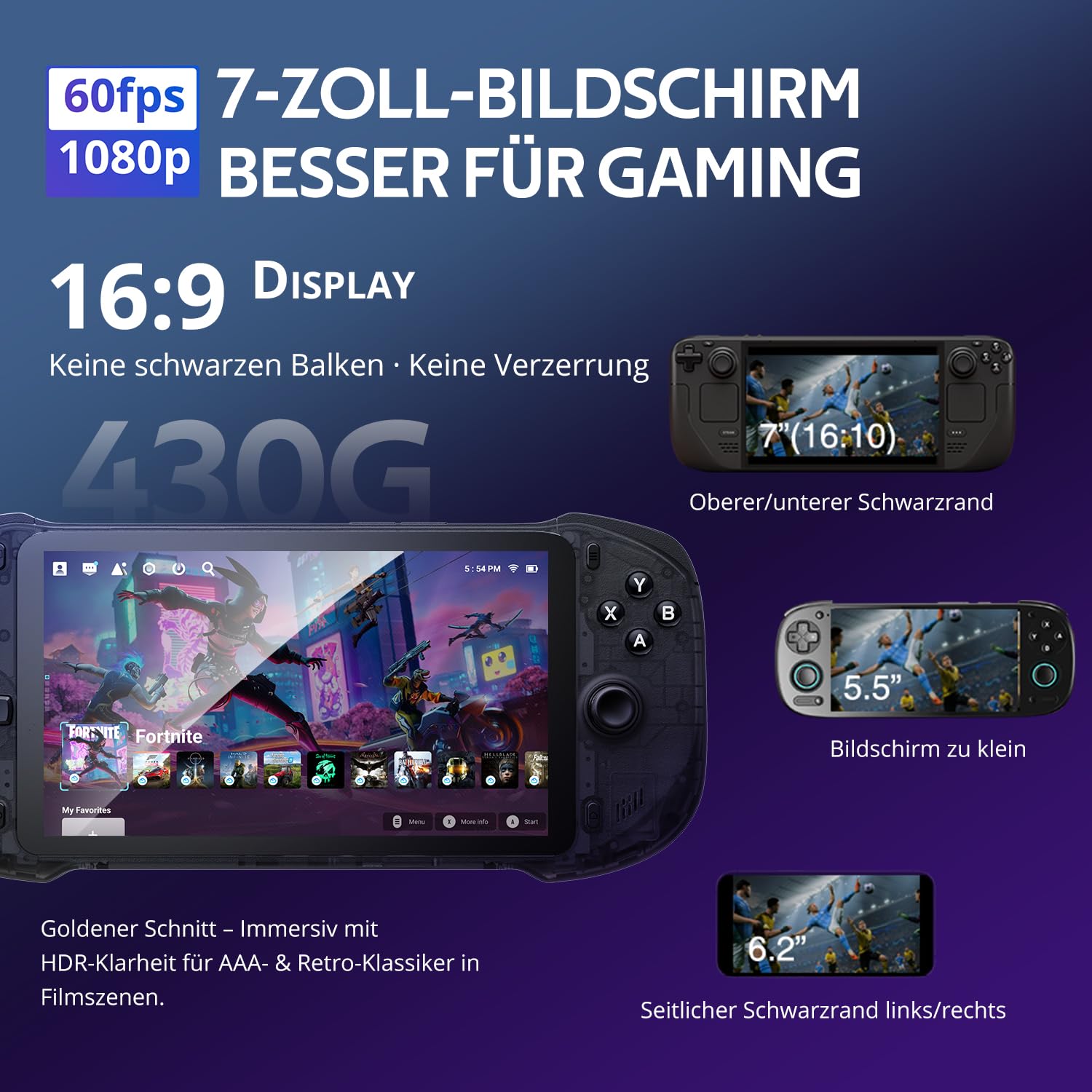 Thumbnail 3 de OnePro Cloud Handheld 7" 1080P Touchscreen