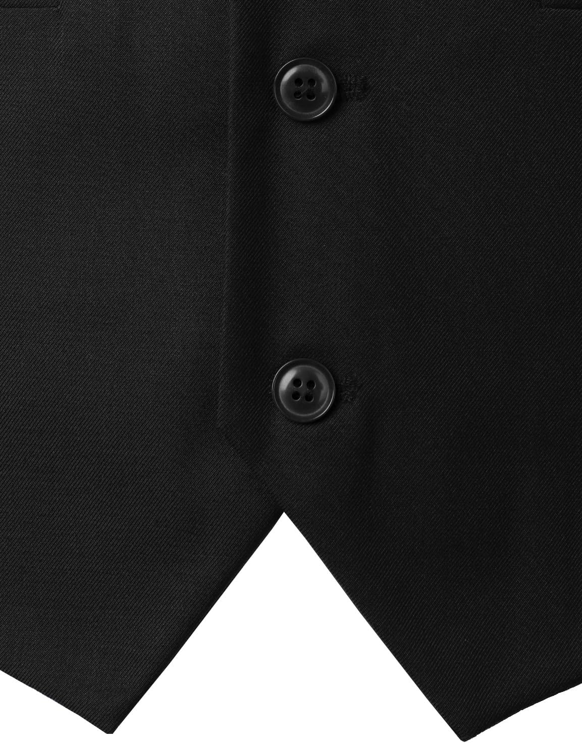 Detalle 2 de ZEROYAA Men's Urban Design Business Formal Vest, 3 Pockets, Five-Button