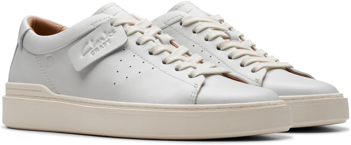 Thumbnail 3 de Clarks Craft Swift Homme en cuir blanc (8)