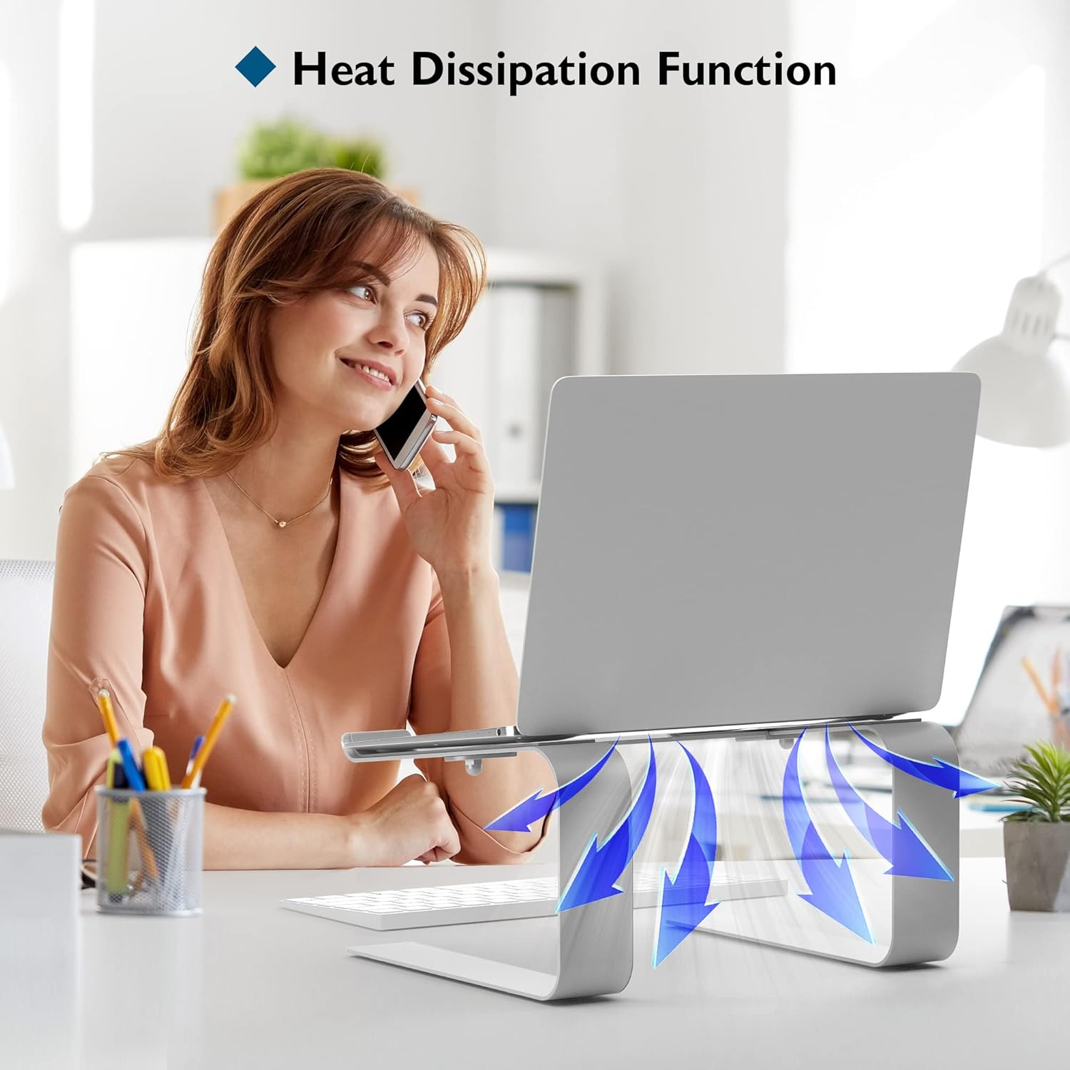 Thumbnail 3 de BONTEC Soporte Portátil para Portátiles 10-17" 🖥️ Plata