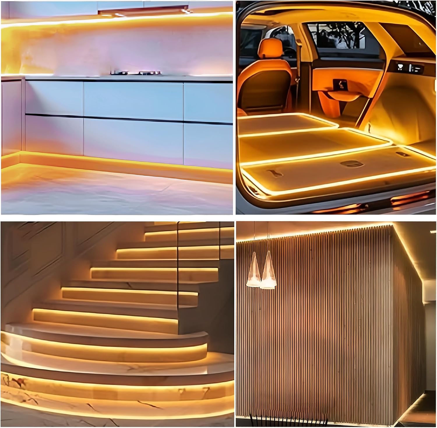 Detalle de Clearhill 5VCOB5MM-USB-5-3000K COB-ledstrip, 5 m, 3000 K, 400 leds/m, 5 mm