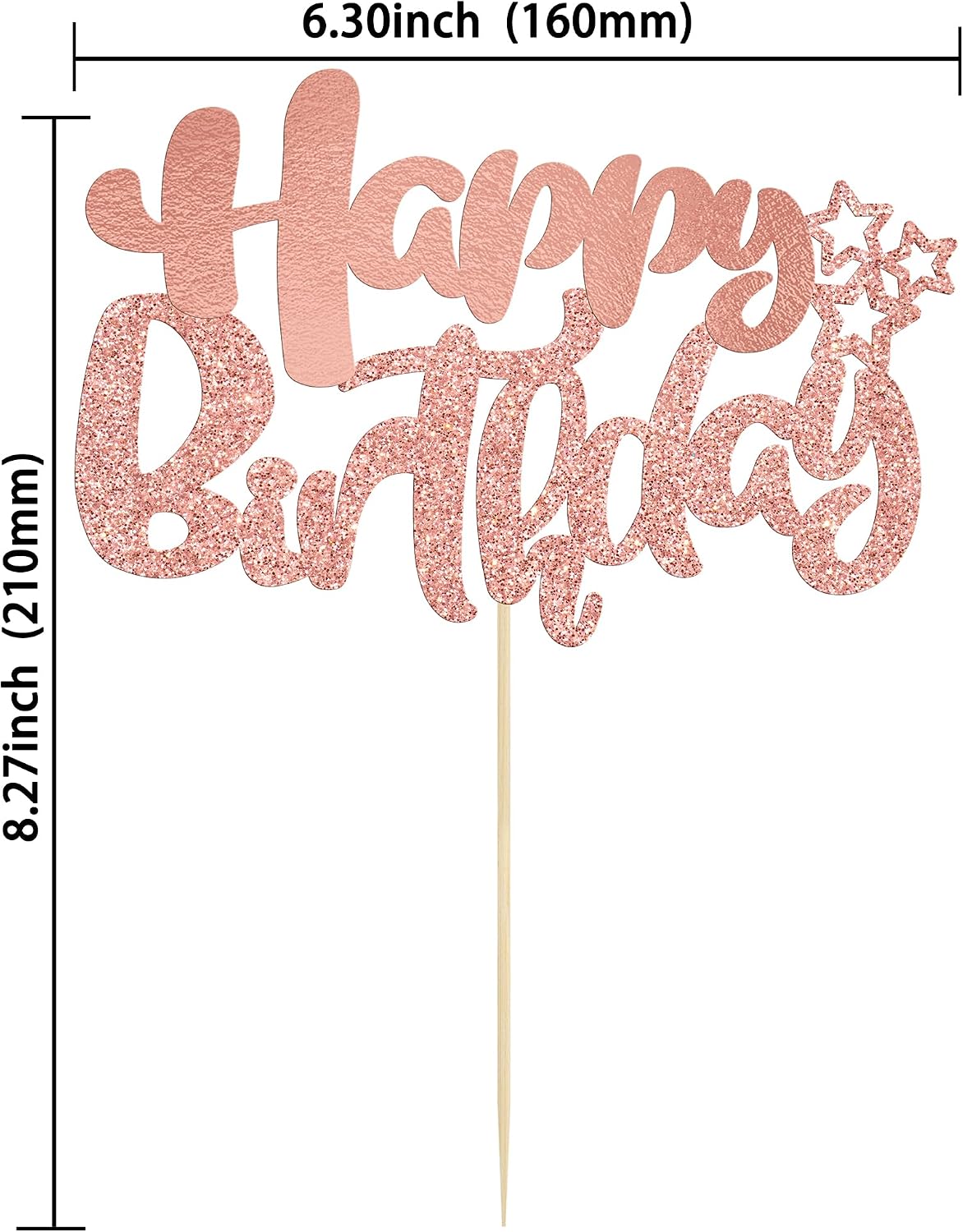 Detalle de Ephlyn Cake Topper, Rose Gold