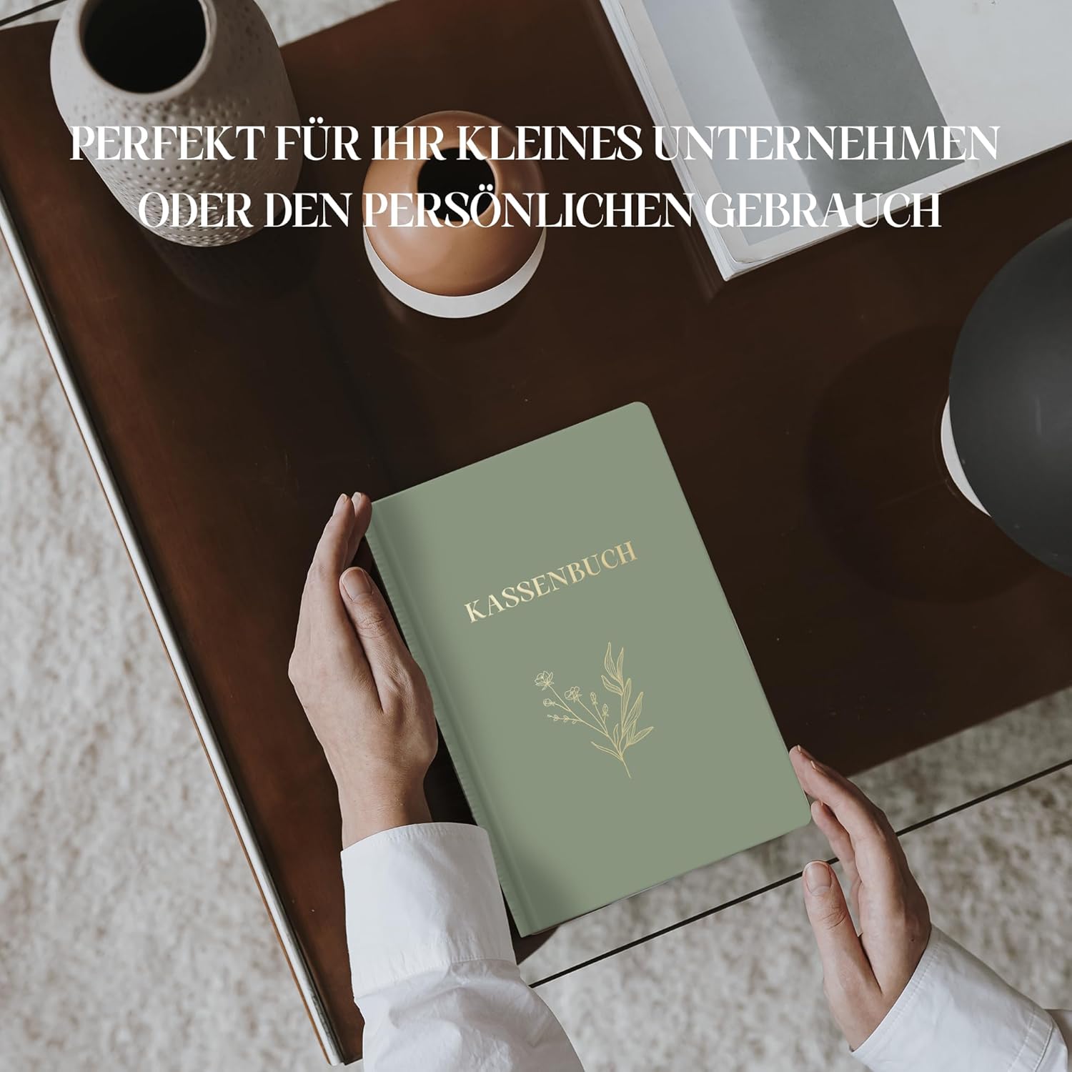 Thumbnail 4 de BIROYAL Kassenbuch A5 mit 120 Seiten – Haushaltsbuch & Budget Planner für Einnahmen und Ausgaben