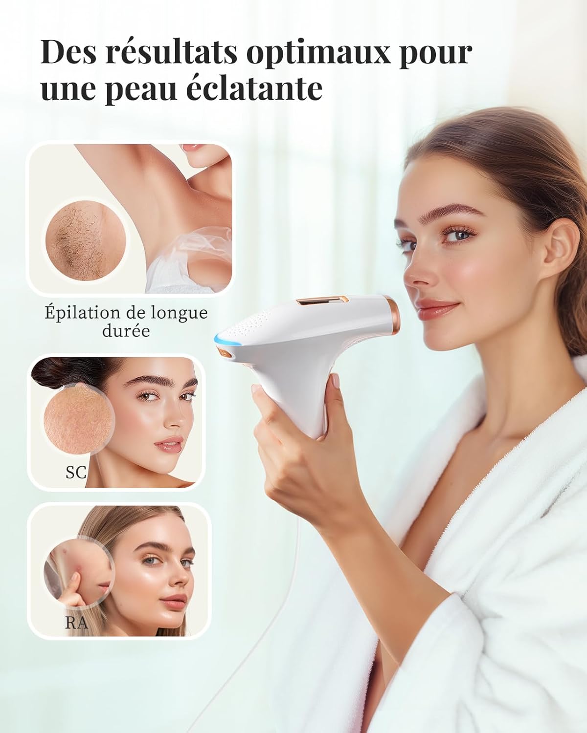 Thumbnail 3 de Haarlosy Épilateur IPL 999 900 flashs, fenêtre 5 cm²