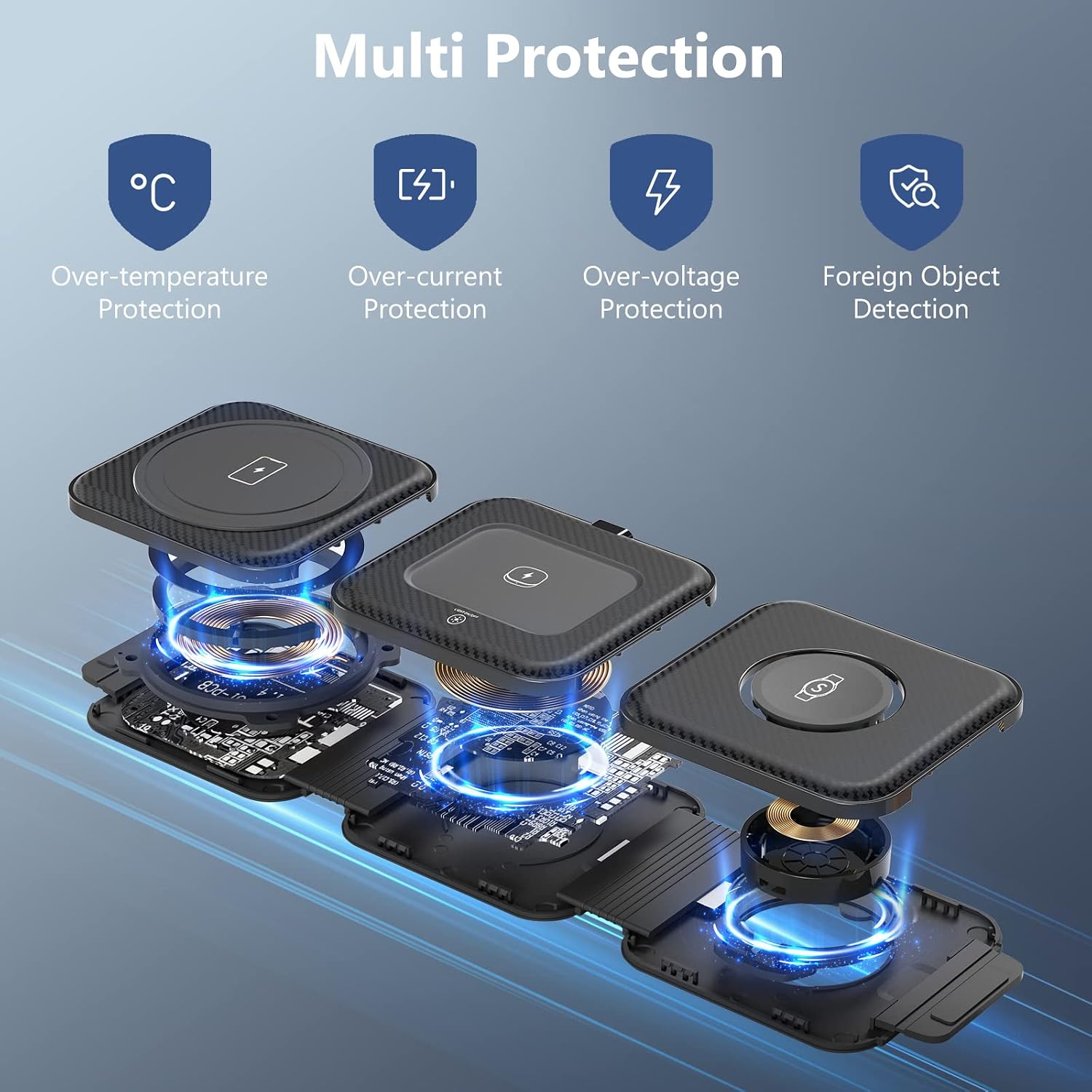 Thumbnail 6 de Travel Charger 3-in-1 Wireless Stand