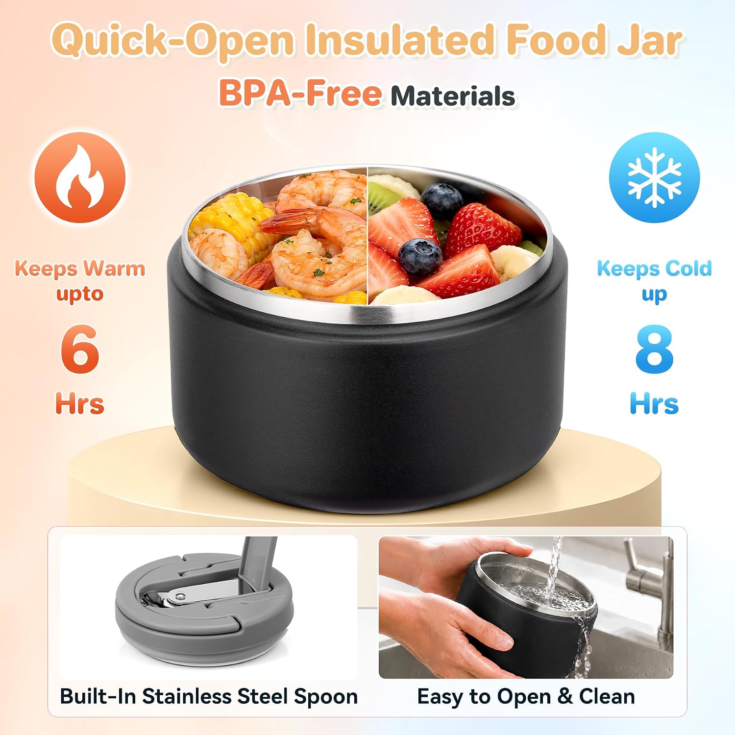 Thumbnail 2 de Kids Bento Lunch Box with 8 oz Soup Thermos