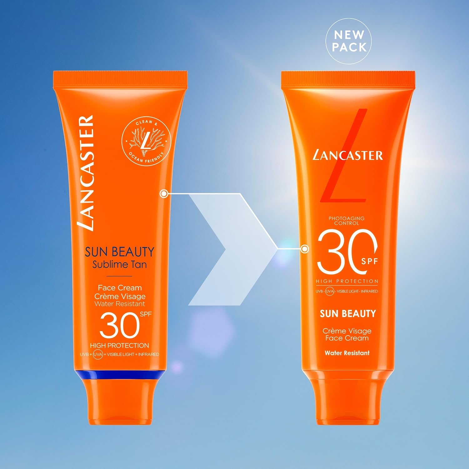 Detalle 2 de Lancaster Sun Beauty Face Cream Formula Ultra-Leggera