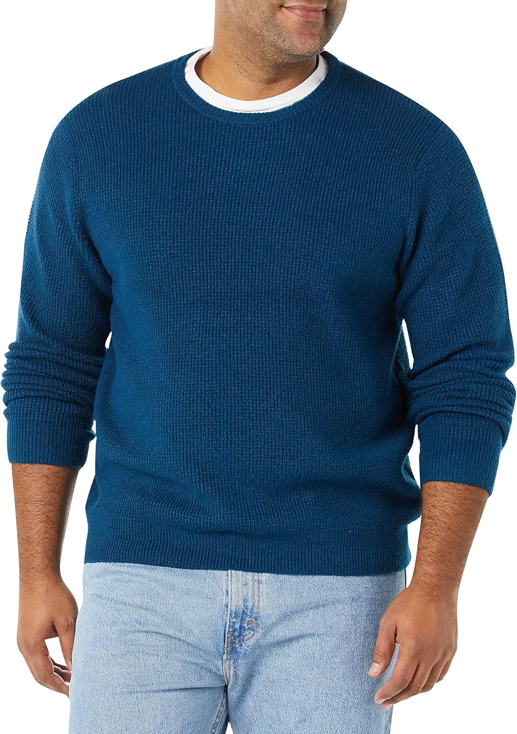 Thumbnail 2 de Amazon Essentials Herren Soft-Touch-Pullover mit Rundhalsausschnitt und Waffelstich