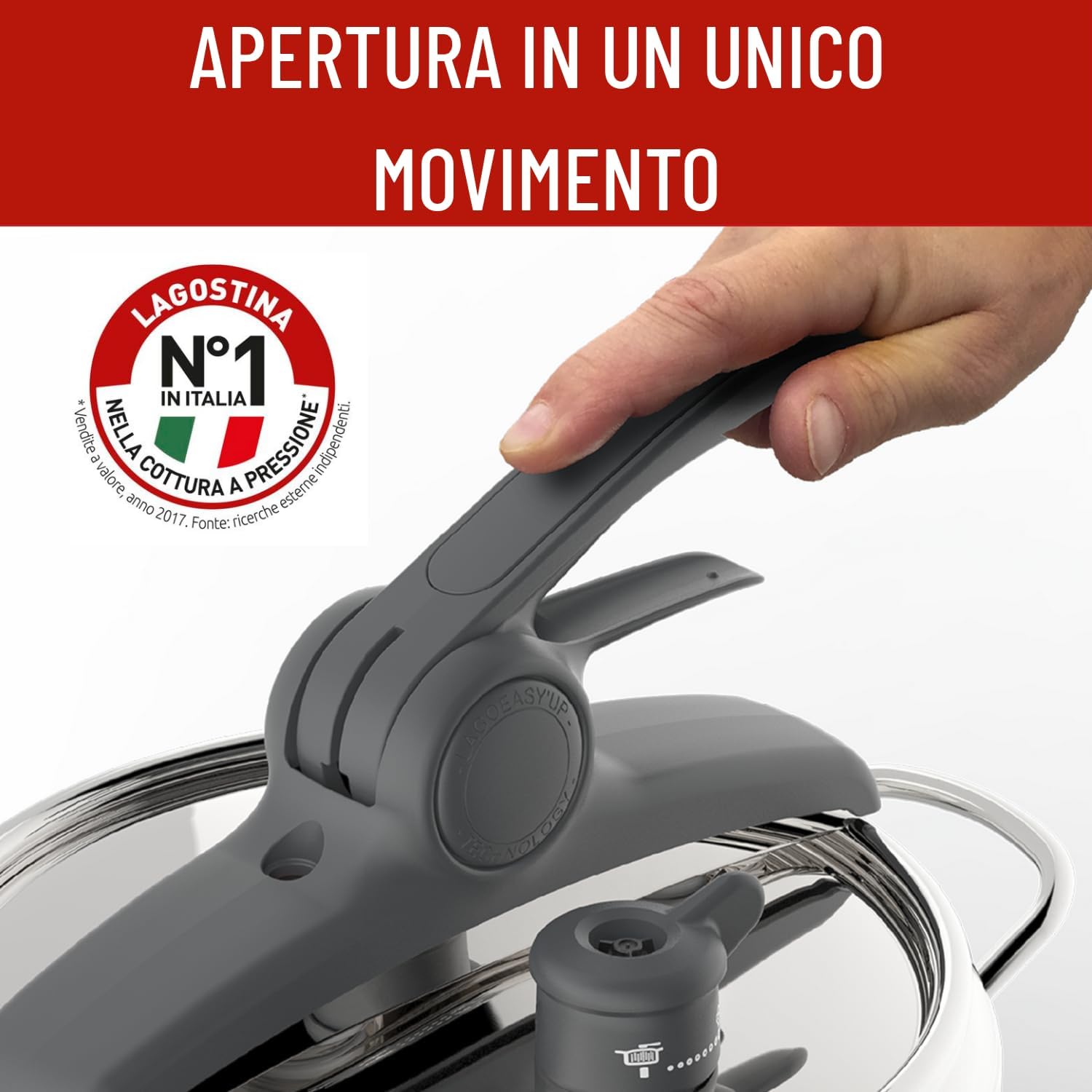 Detalle 2 de Lagostina Irradial Control Pentola a Pressione 5 L