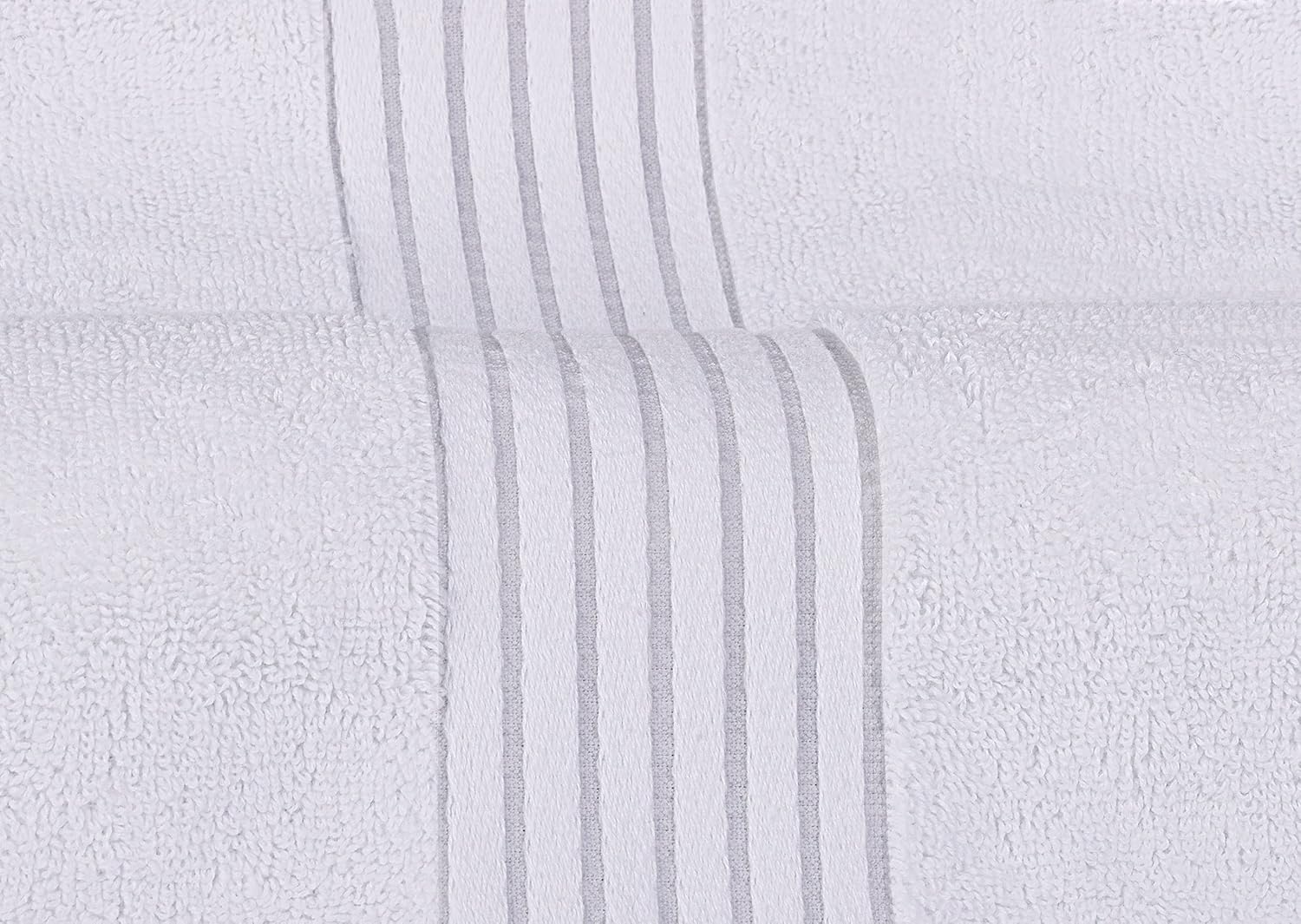 Thumbnail 2 de Utopia Towels Ensemble de 8 Serviettes Haut de Gamme en Coton – Blanc