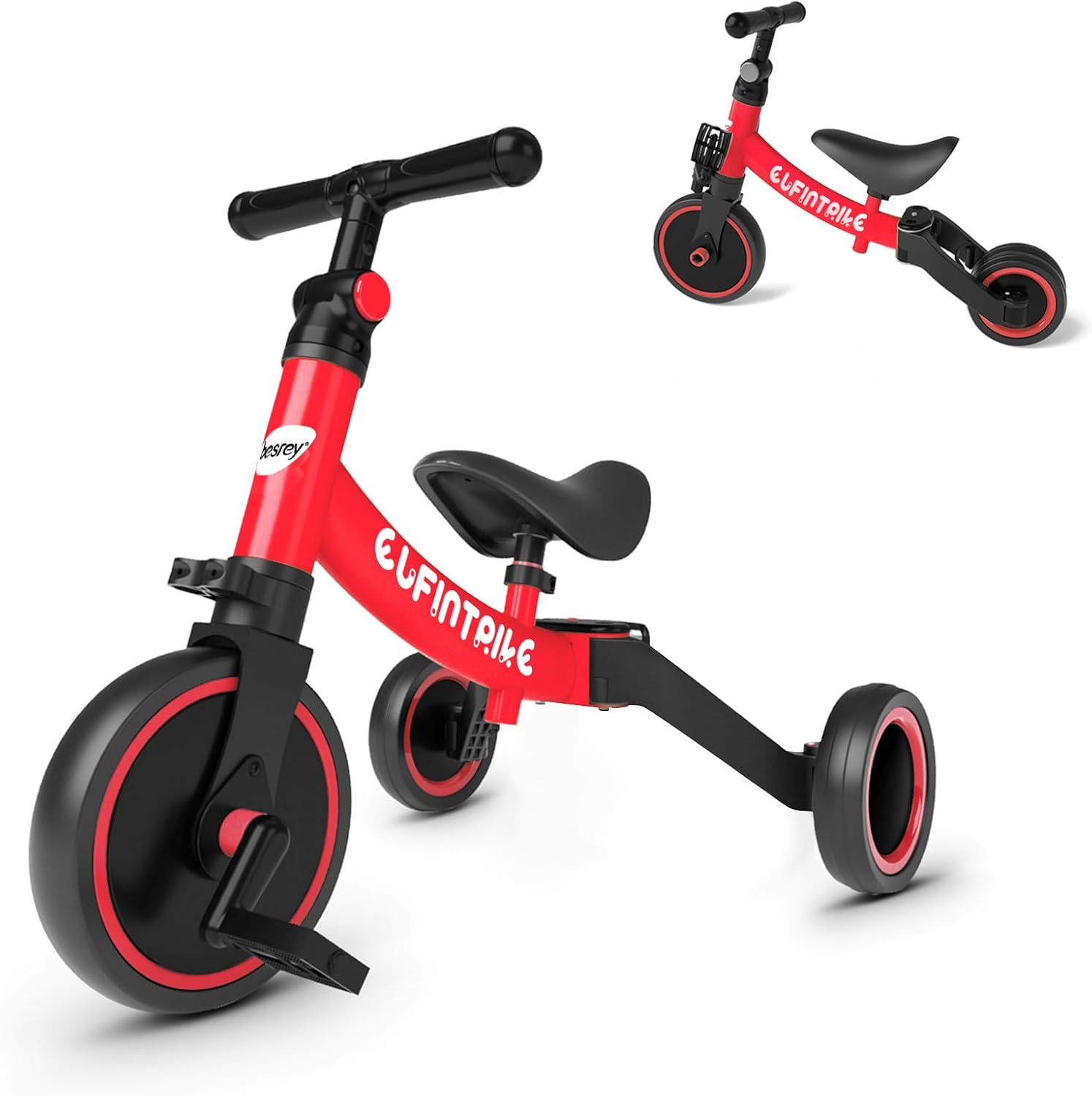 Detalle de besrey 5-in-1 Toddler Bike 1–4 Years
