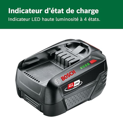 Detalle de Bosch Batteries remplaçables BHZUB1830 — fiabilité et praticité pour vos outils