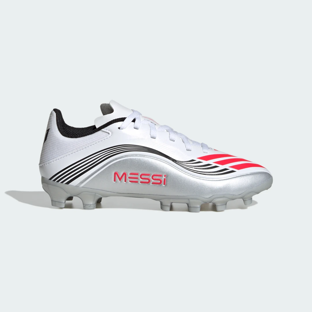 Thumbnail 1 de Bota F50 Messi League multisuelo para niños — Adidas, color Blanco