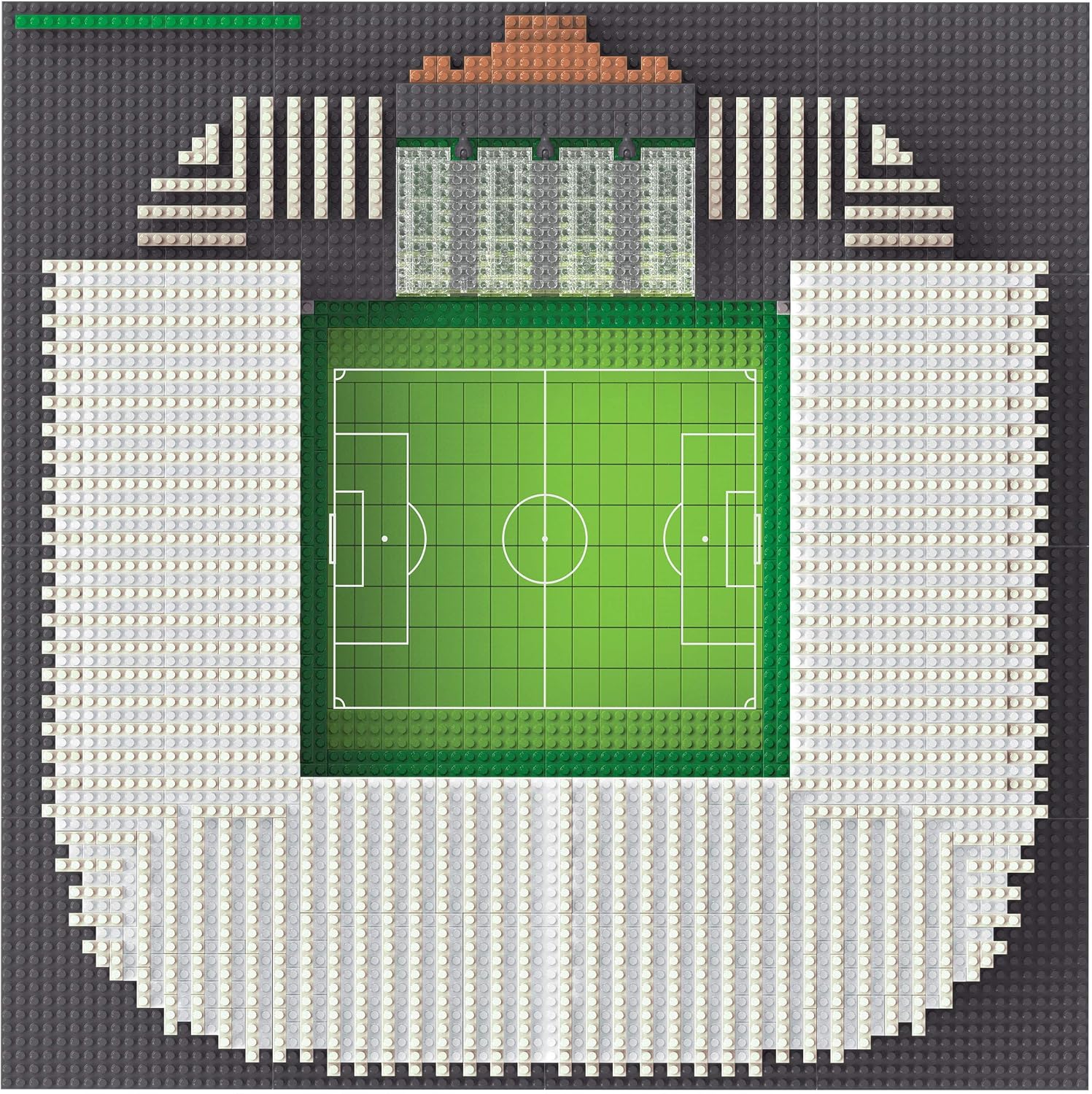 Detalle 2 de FOCO PZEP3DSTDCEL Celtic Park BRXLZ – model stadionu 3D, 4058 elementów
