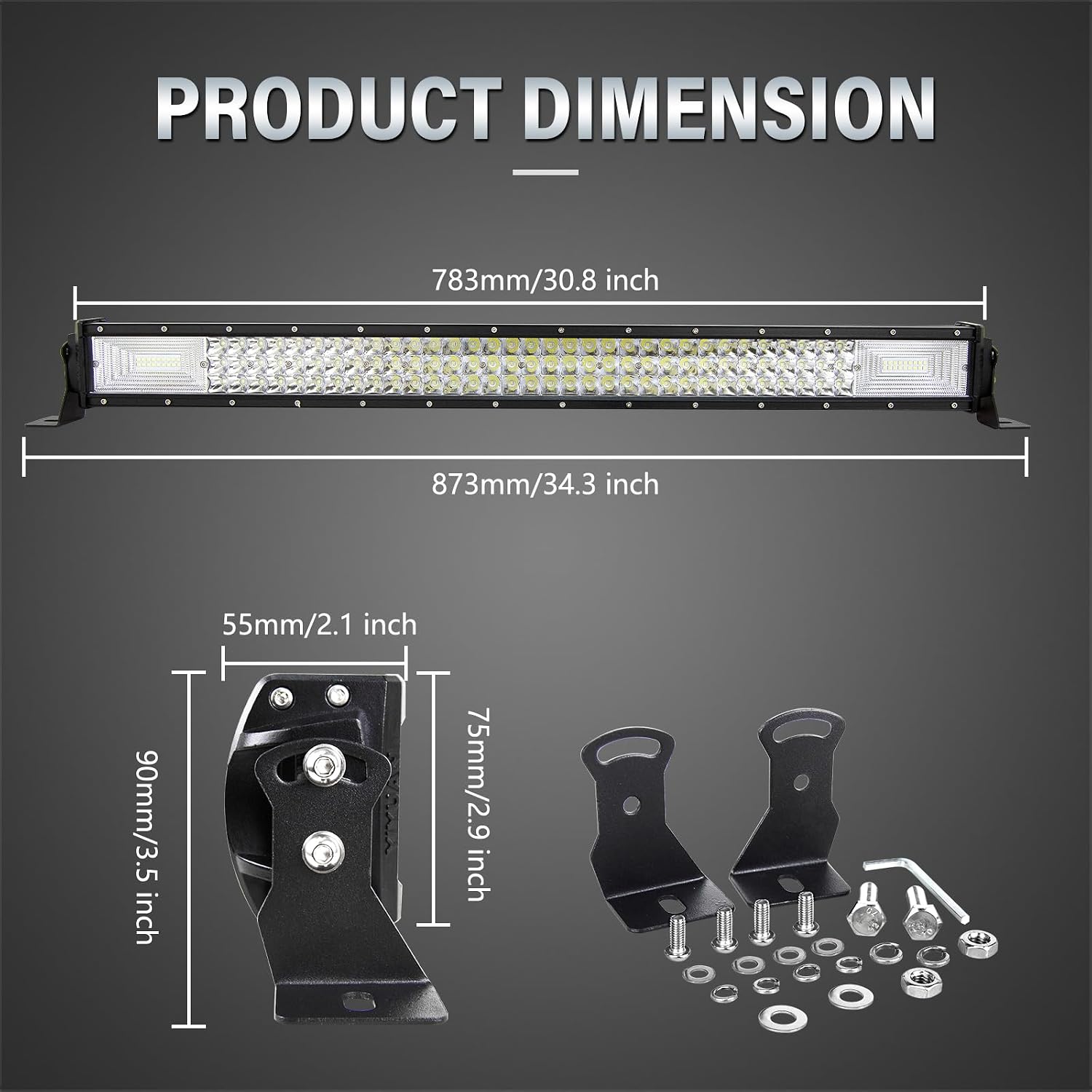 Thumbnail 1 de Willpower LED light bar 32-inch