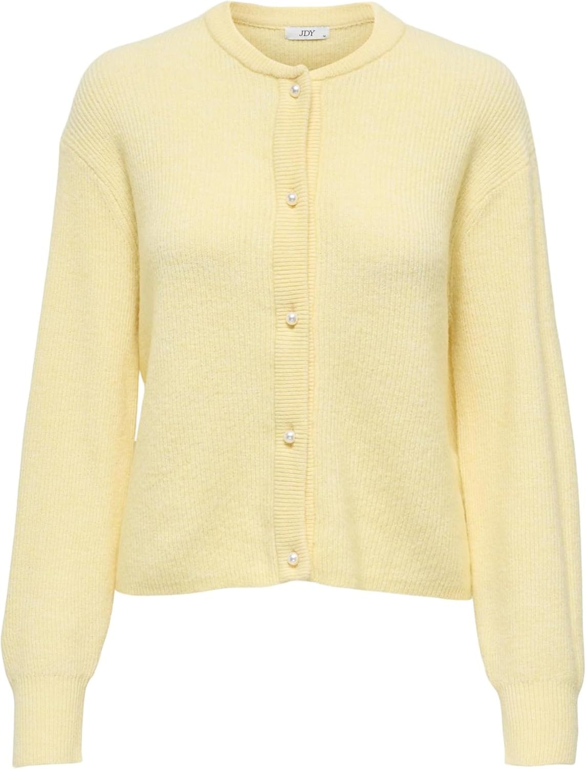 Detalle de JDY Damen Jdylumi Life Longsleeve-Cardigan mit Rundhalsausschnitt und Knopfleiste (1er Pack)