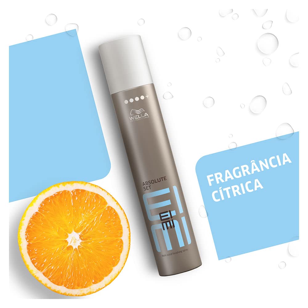 Detalle de Wella EIMI Absolute Set Haarlack Fixing Spray mit extra starkem Halt (4+) gegen Frizz – 1 x 300 ml