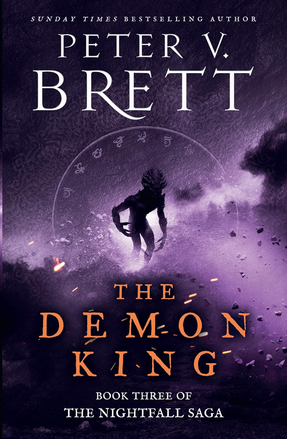 Detalle de The Demon King, deel 3 van de Nightfall Saga – boek van 480 pagina’s