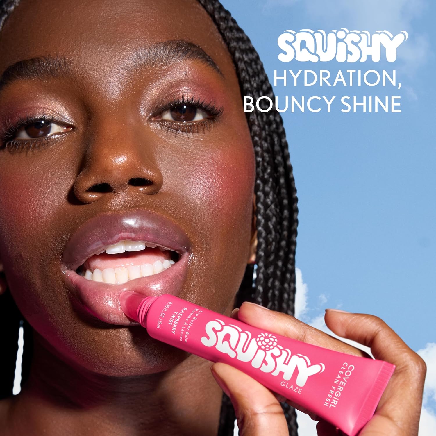 Detalle 2 de COVERGIRL Clean Fresh Squishy Glaze Fresh Plum 160 Tinted Lip Balm