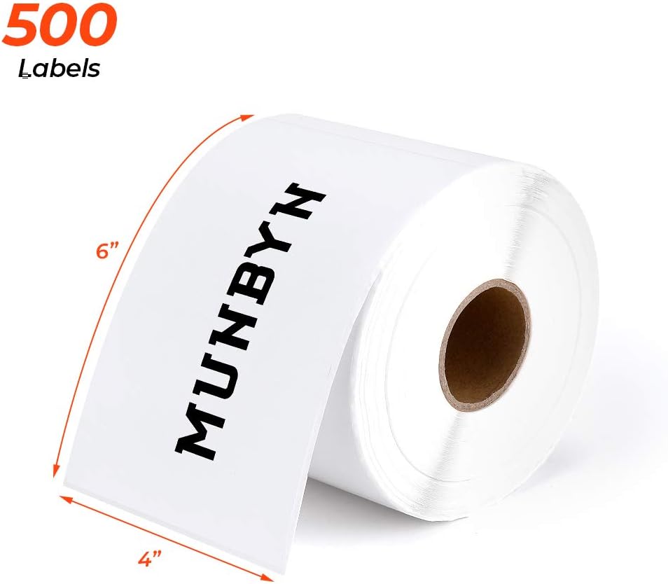 Detalle 2 de MUNBYN 4x6 Direct Thermal Shipping Labels 500