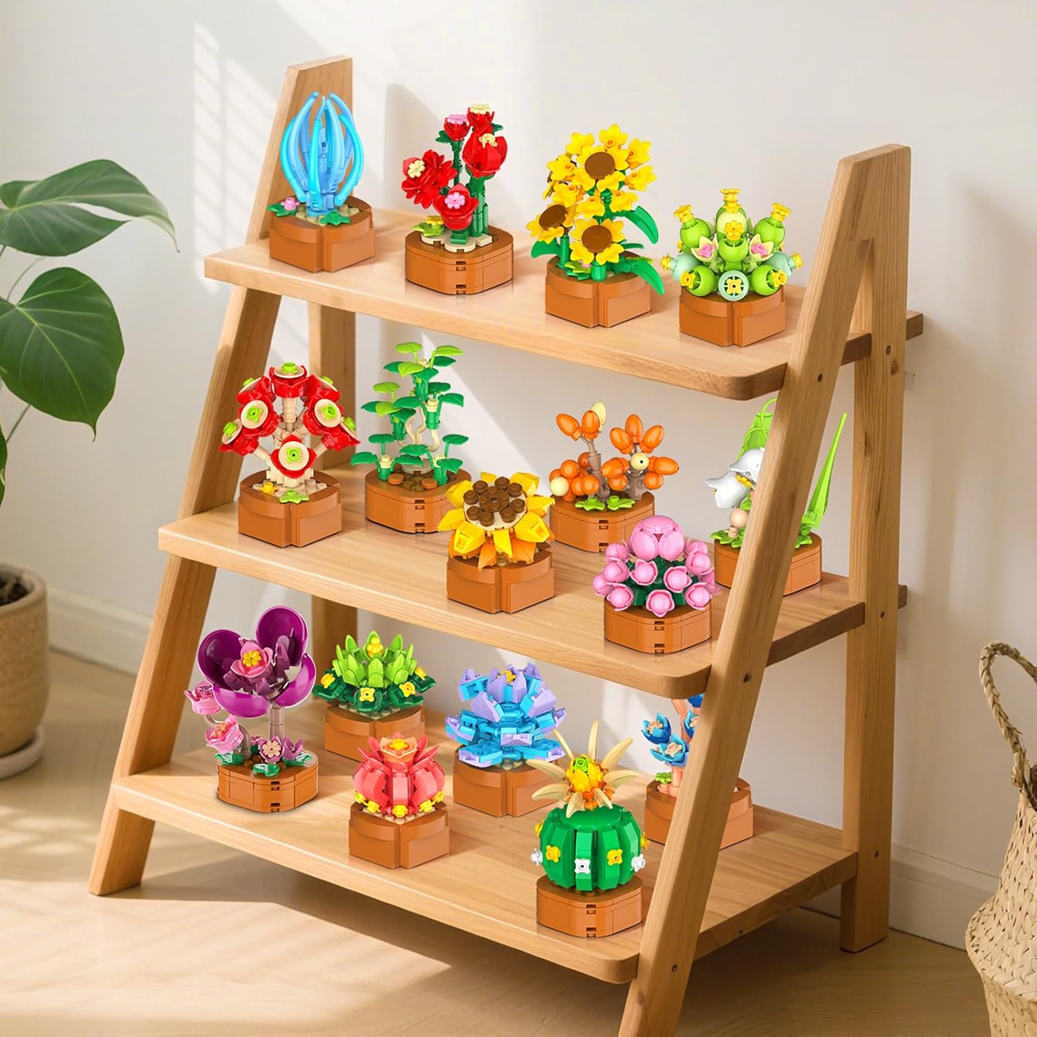 Detalle de 24 Blumen Sukkulenten 3,6MM Mini Bausatz