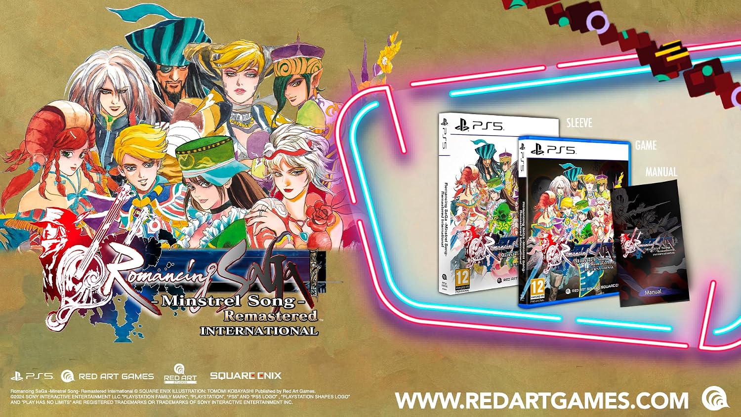 Detalle de Romancing SaGa: Minstrel Song Remastered International (PS5) — Red Art Games