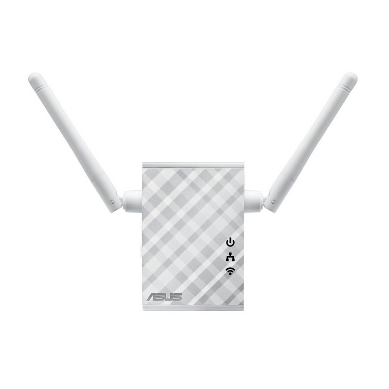 Detalle 1 de ASUS RP-N12 N300: repetidor Wi‑Fi 2.4 GHz con 2 antenas externas para ampliar la cobertura