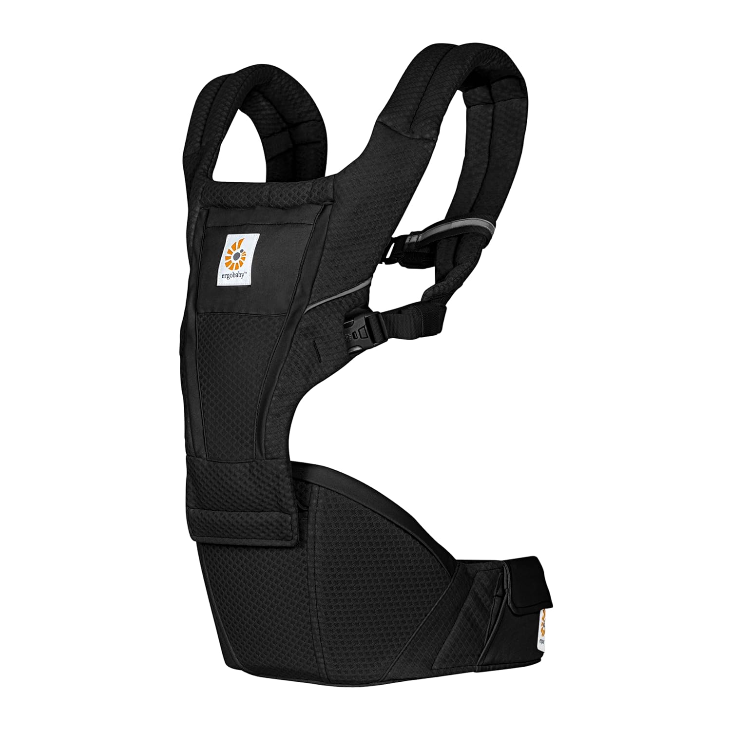 Detalle de Ergobaby Alta Hip Seat Babytrage mit abnehmbarem Rückenteil & SoftFlex Mesh – ab 4 Monaten