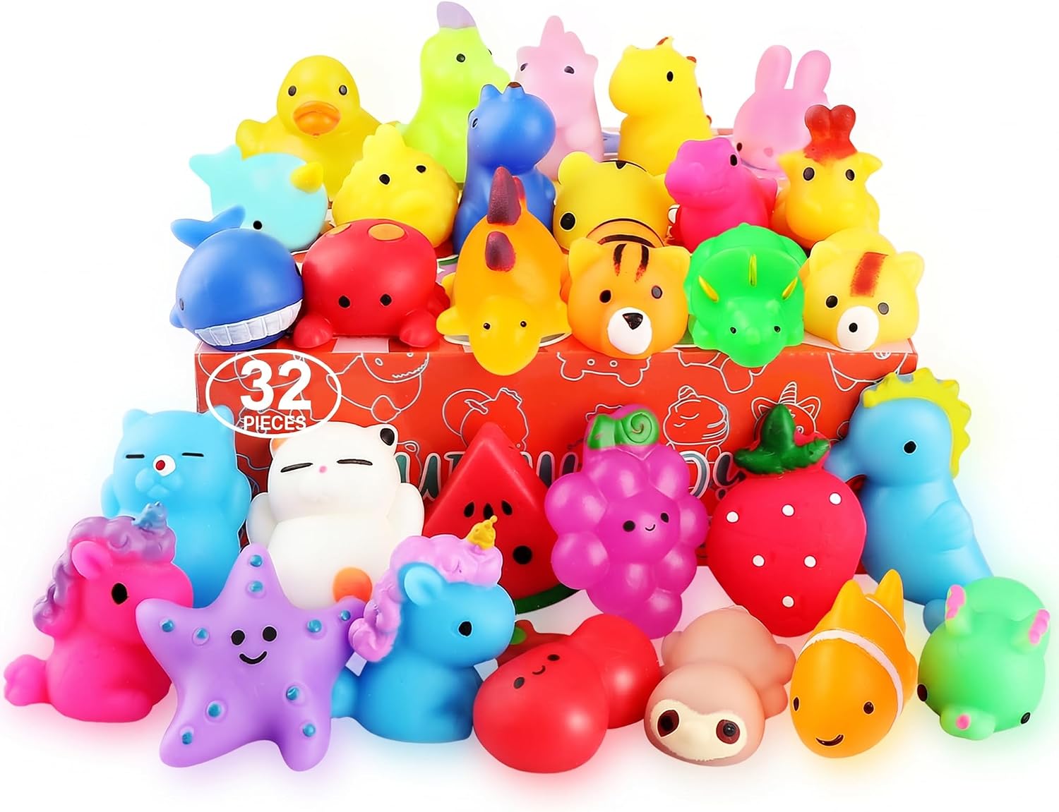 Detalle de nobasco Squishies 26-Pack Mochi Cat Squishies