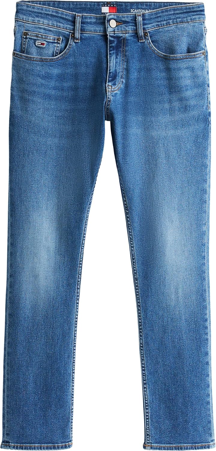 Detalle 1 de Tommy Jeans Men’s Scanton Slim Fit Jeans – stretch denim with five-pocket everyday comfort