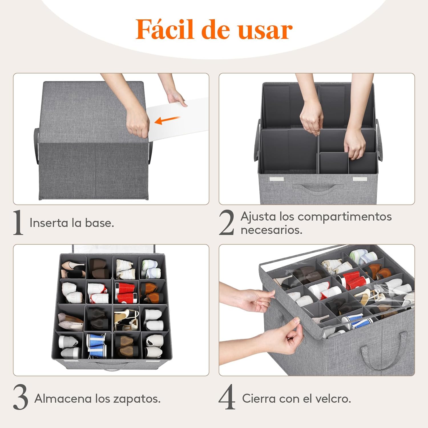 Thumbnail 5 de Lifewit Organizador de Zapatos Plegable para 16 Pares