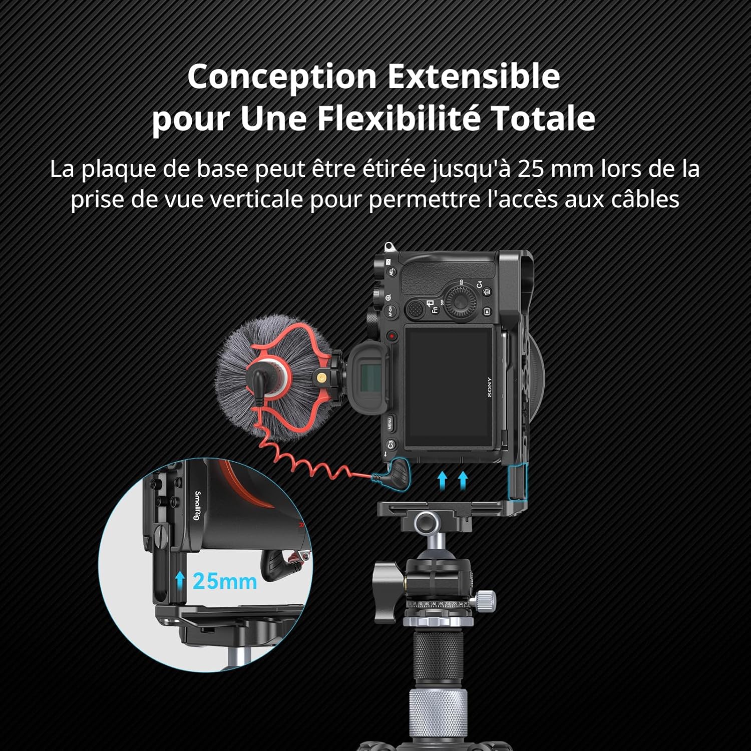 Thumbnail 5 de SMALLRIG 3660B L Bracket pour Sony